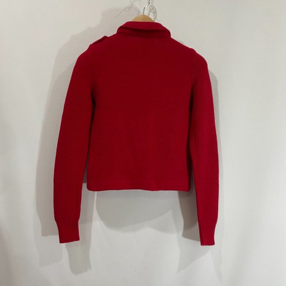 NWT Urban Outfitters Sparkle & Fade Asymmetrical Red Jacket - Size XS - Picture 2 of 6